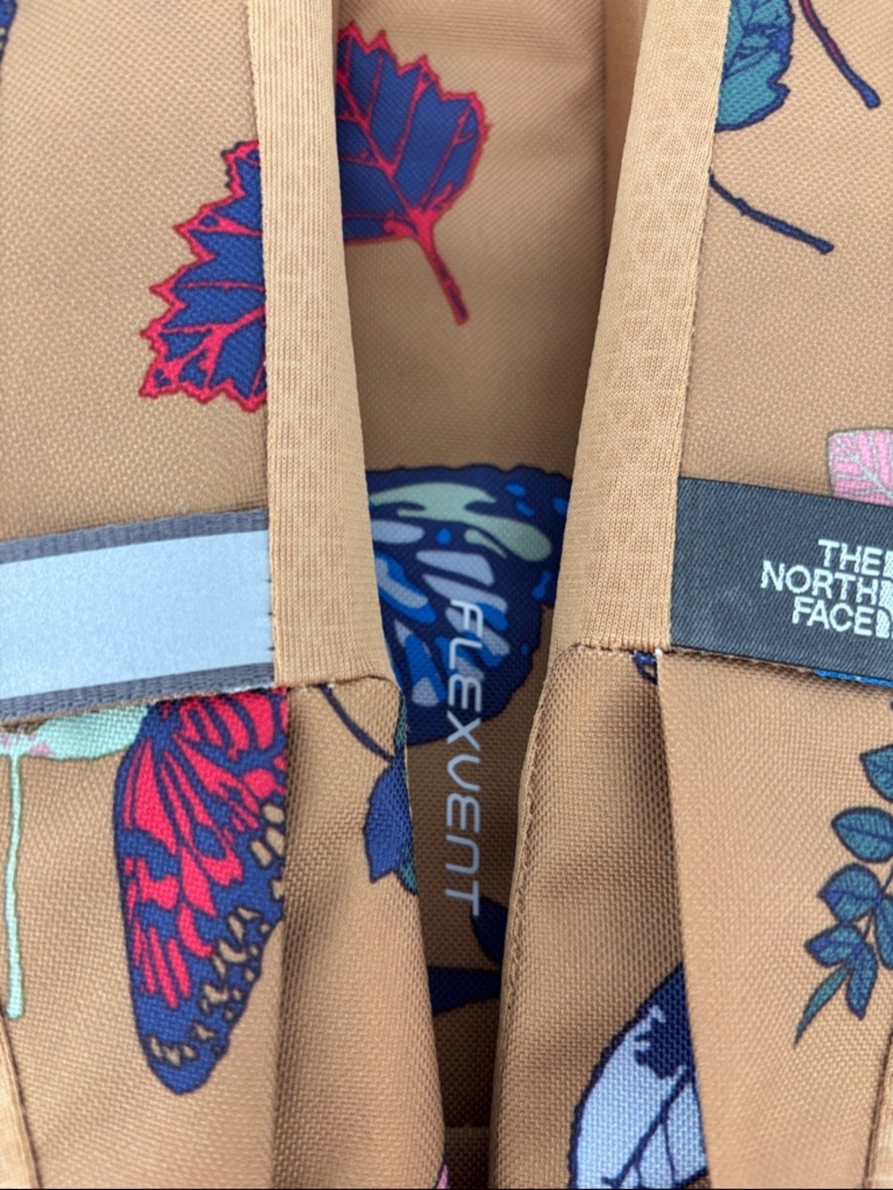 The North Face Jester almond butter Floral & Butterfly Jester flexvent Backpack - Picture 11 of 16